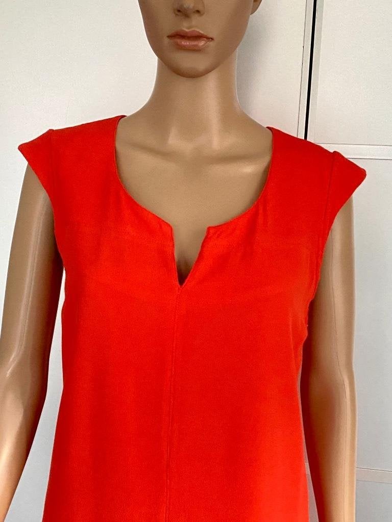J381 Nieuw: Ikks maat S=36 jurk jurkje oranje, IKKS, Nieuw, Oranje, Ophalen of Verzenden