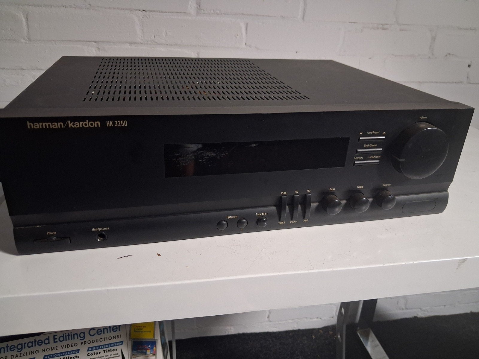 Harman Kardon HK3250 versterker Stereo Receiver, Ophalen of Verzenden, Gebruikt