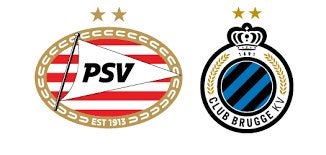 2 tickets PSV - Club Brugge champions league, Losse kaart, Twee personen, November, Europa of Champions League