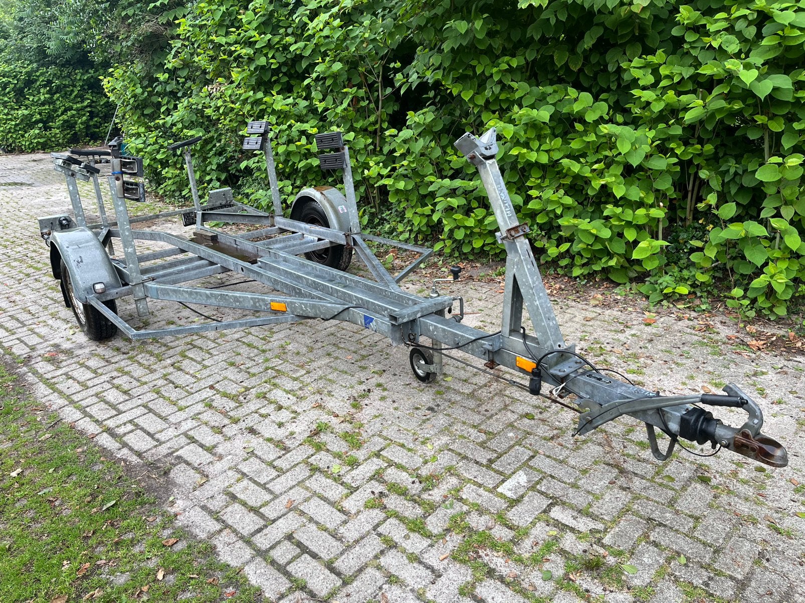 Dino kielboottrailer met kenteken, Minder dan 1500 kg, Kantelbaar, Minder dan 6 meter, Ophalen of Verzenden