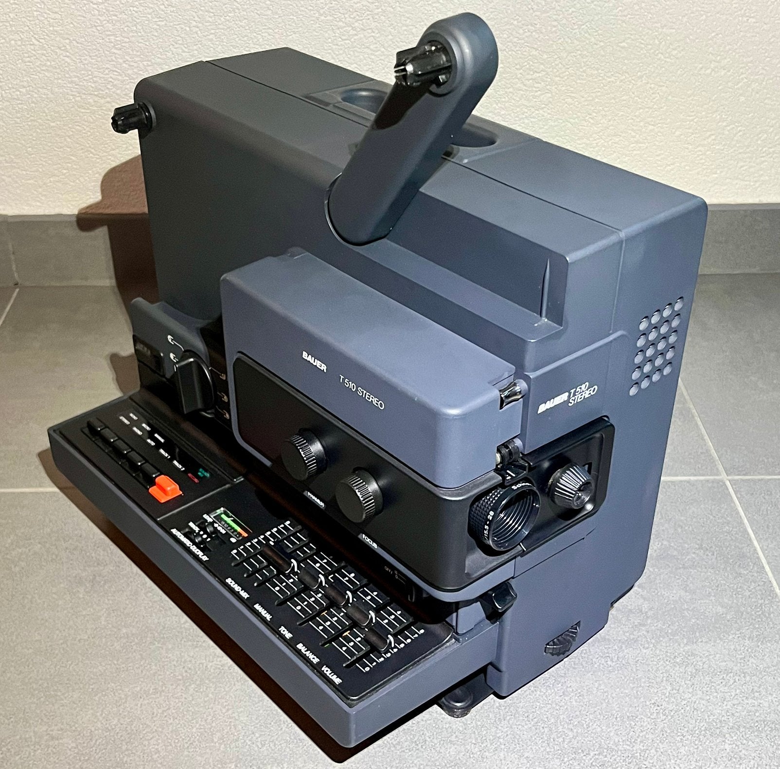 Bauer T510 Stereo Super8 filmprojector, Ophalen of Verzenden, 1980 tot heden, Projector