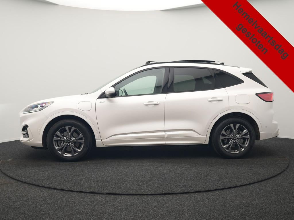 Ford Kuga 2.5 ST-Line PHEV 225pk Dealer O.H. | Panodak | Ada, Auto's, Gebruikt, 4 cilinders, Parkeersensor, Wit