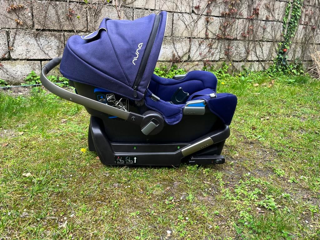 Nuna pipa blauw incl isofix base, Overige merken, Gebruikt, Ophalen of Verzenden, Isofix