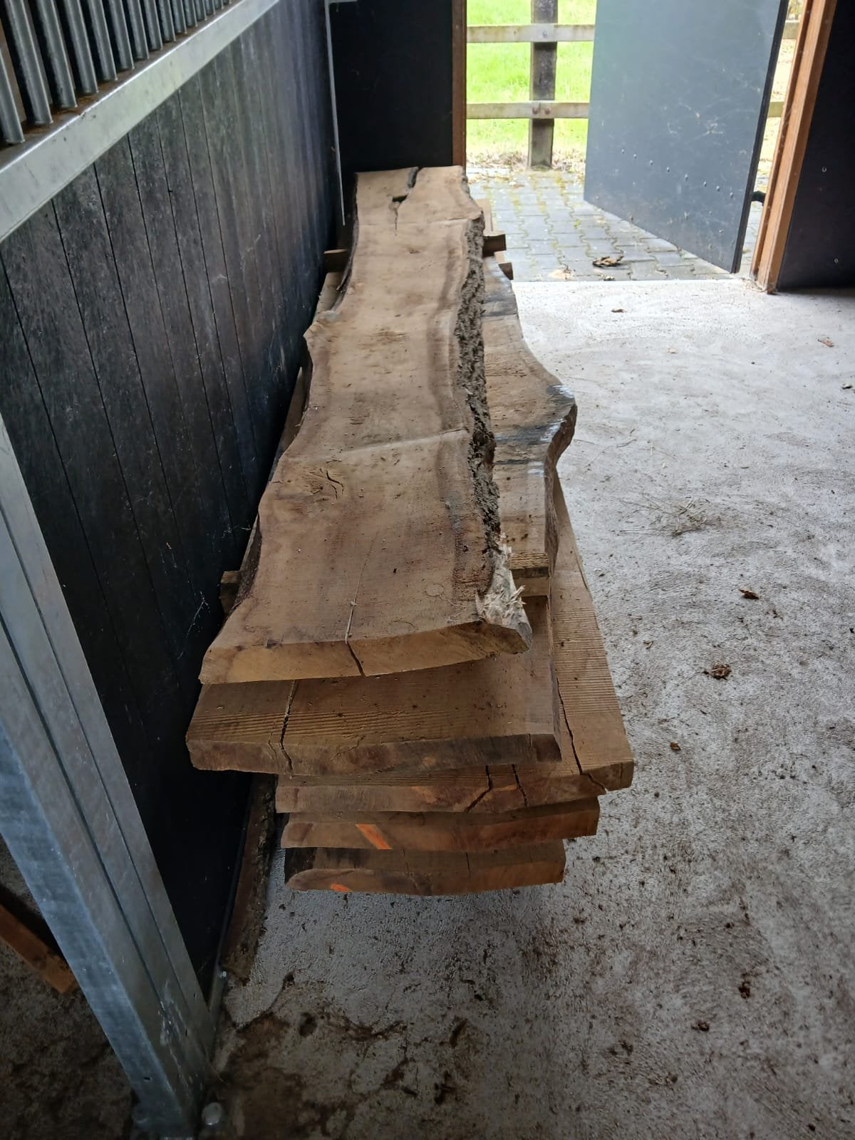 Inlandseiken gedroogd, Ophalen, Eiken, Nieuw, 200 tot 250 cm
