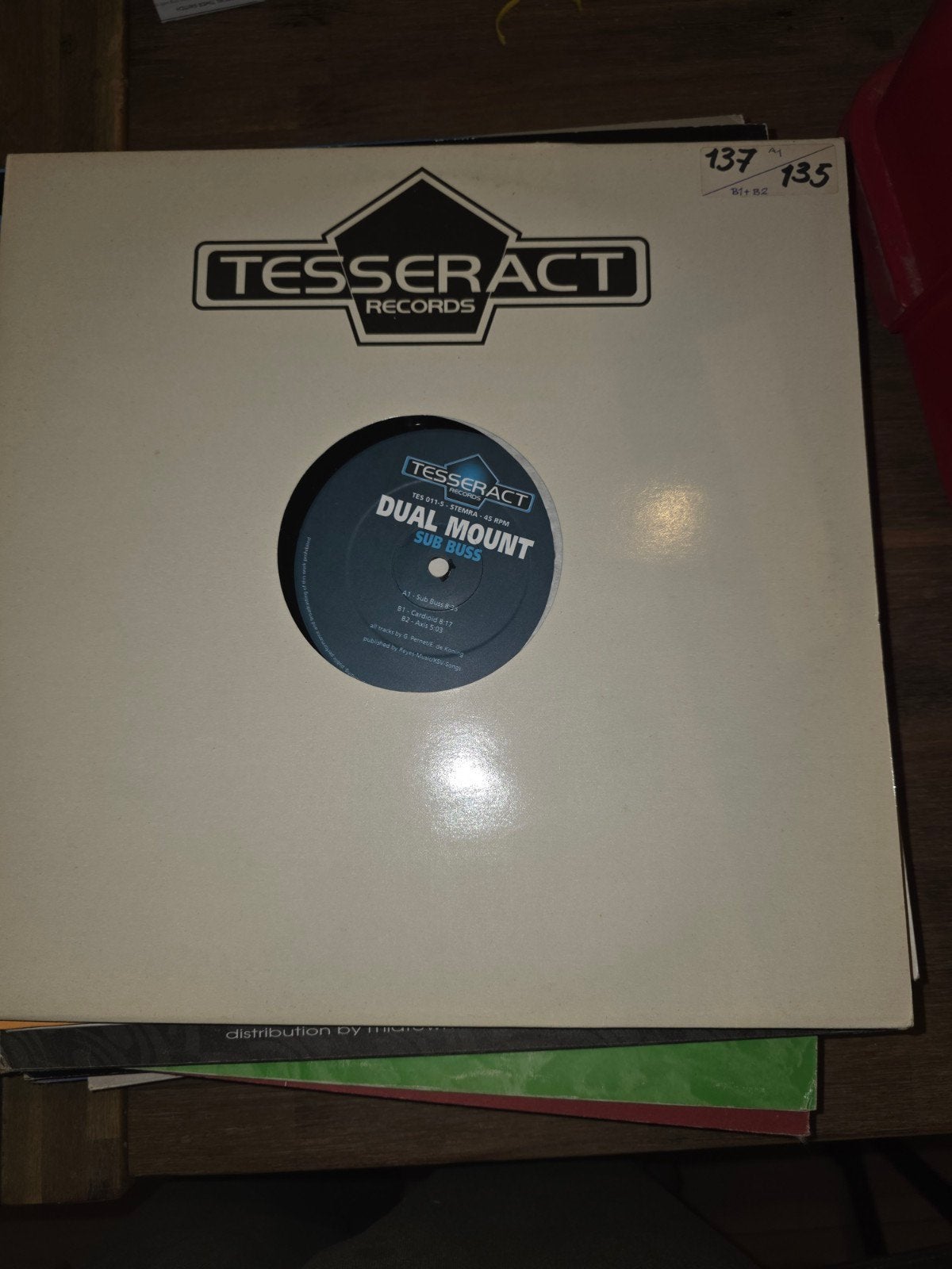 Dual Mount - Sub Bip EP - Tesser Act Records Vinyl, Gebruikt, Ophalen of Verzenden, EP, 12 inch