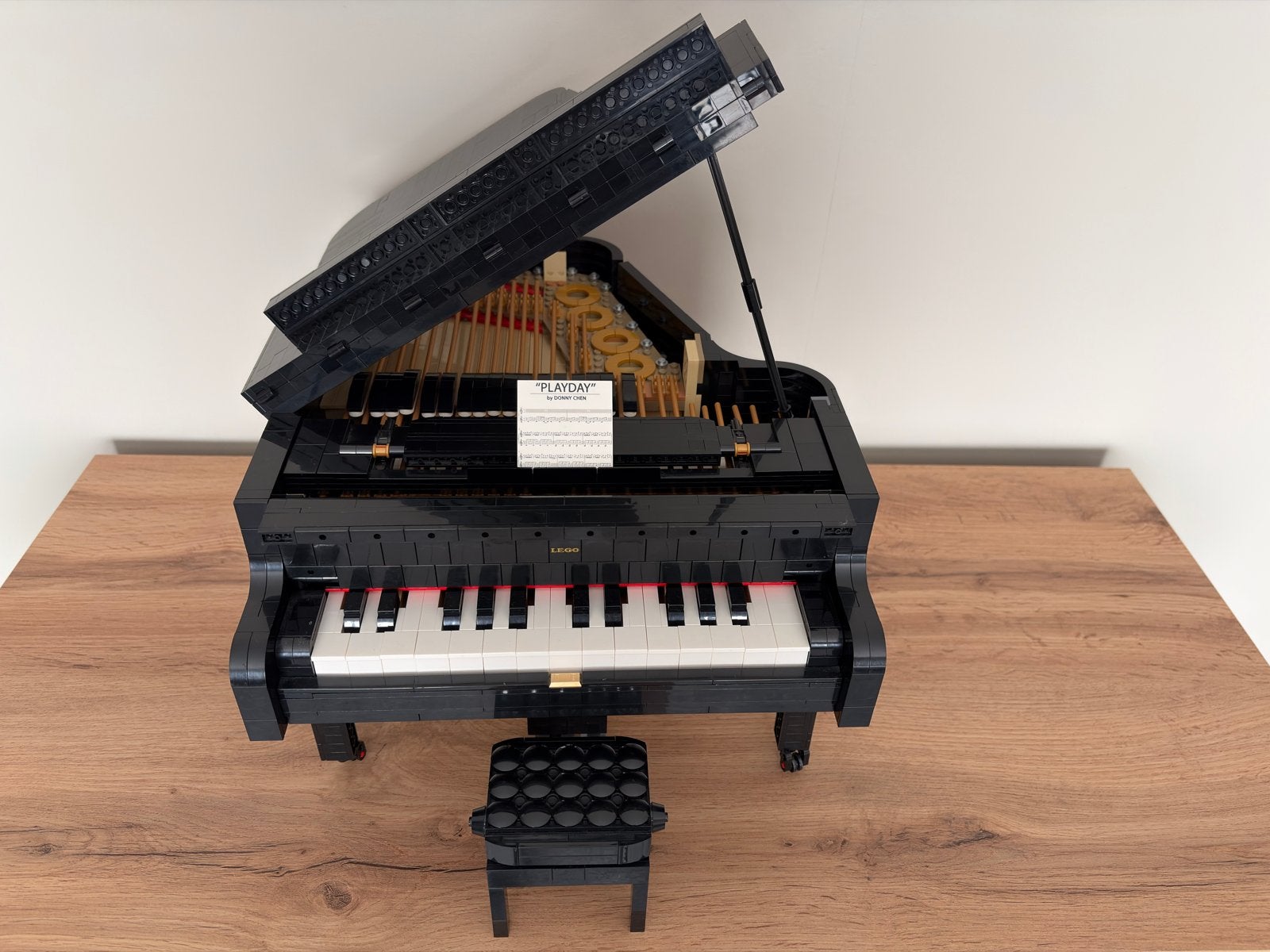 Lego Ideas Grand Piano 21323 met boekje handleiding, Kinderen en Baby's, Speelgoed | Duplo en Lego, Ophalen of Verzenden, Zo goed als nieuw