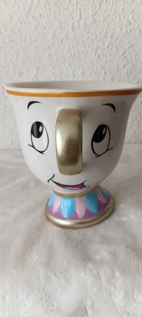 Disney Belle en het Beest - Chip kopje, Verzamelen, Disney, Zo goed als nieuw, Servies, Assepoester of Belle, Ophalen of Verzenden