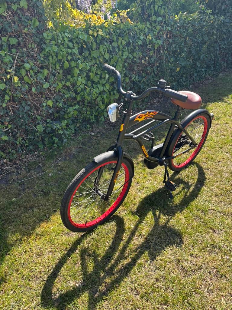 Kinderfiets 22 inch Cruiser, Ophalen, Terugtraprem, Gebruikt, Staal