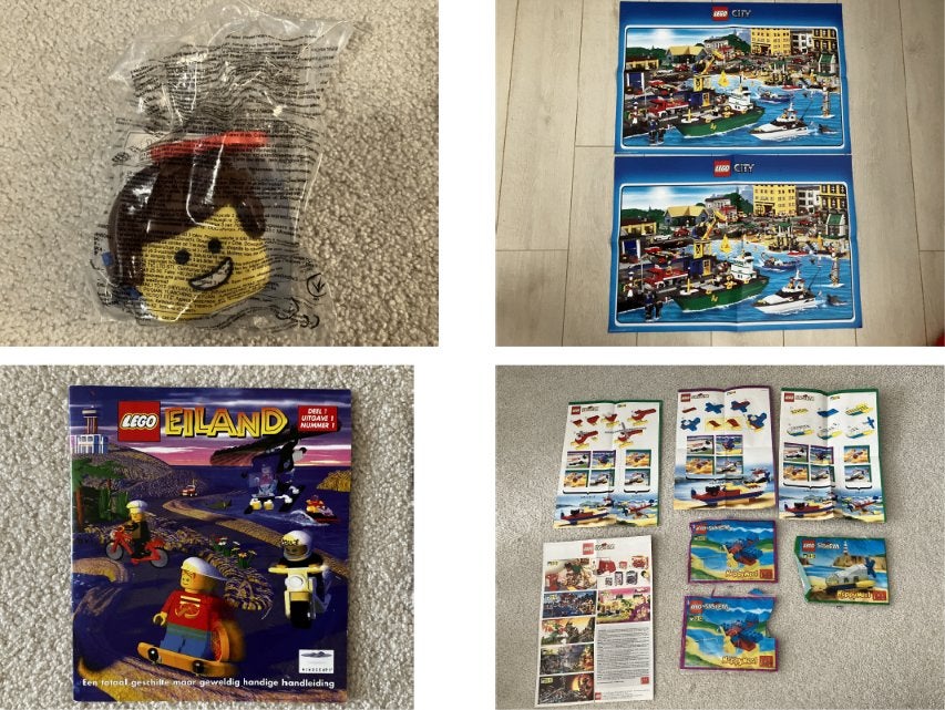 LEGO Posters, Happy Meal spel + Instructies, Handleiding, Ophalen of Verzenden, Zo goed als nieuw, Inclusief instructies