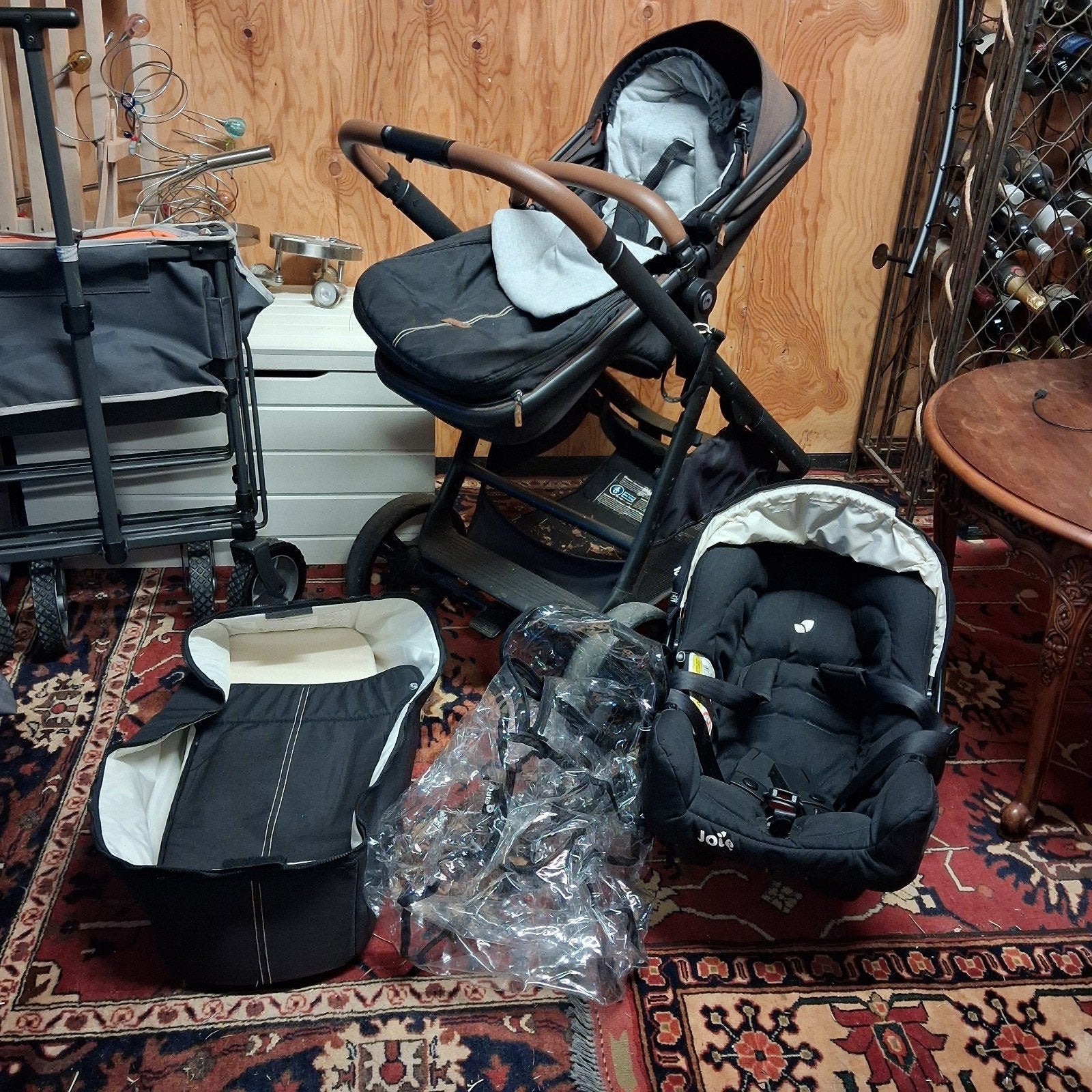 Complete Qute kinderwagen, Gebruikt, Combiwagen, Verstelbare duwstang, Ophalen