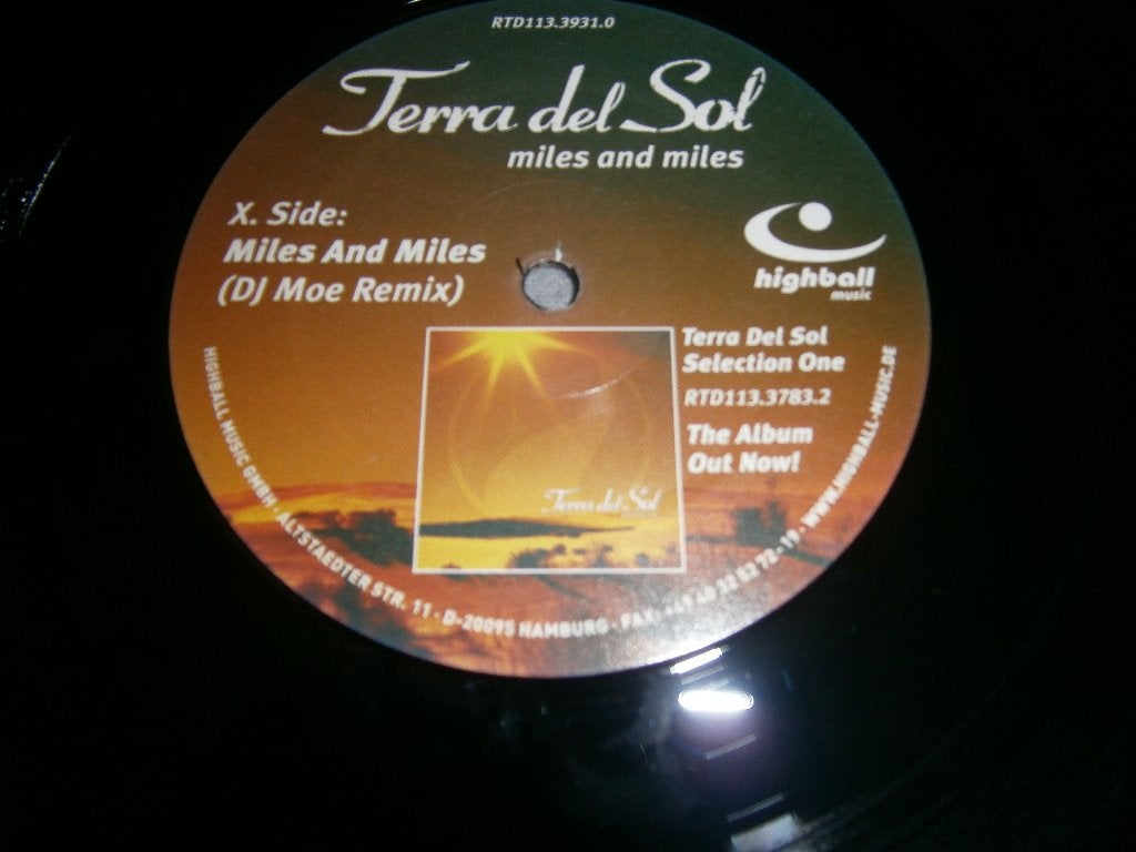 Terra Del Sol – Miles And Miles. 2001. Trance, Chill Ambient, Cd's en Dvd's, Ophalen, Ambiënt of Lounge, Originele persing, Zo goed als nieuw