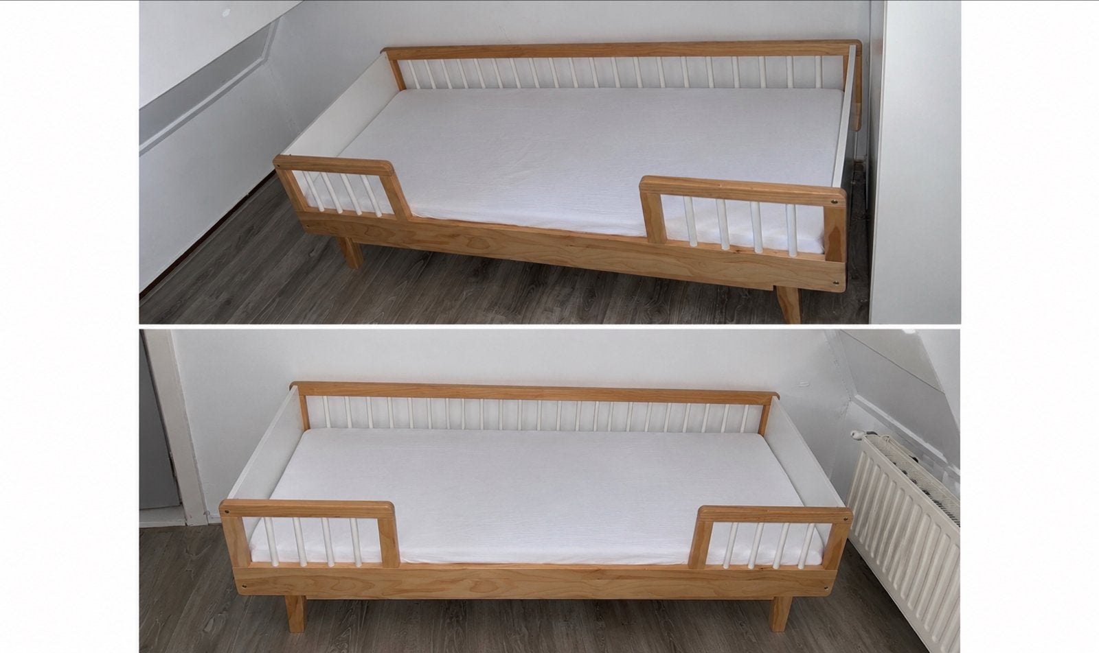 Petit Amelie cerise bed 140x70 met matras, Ophalen, Gebruikt, 70 tot 85 cm, 140 tot 160 cm