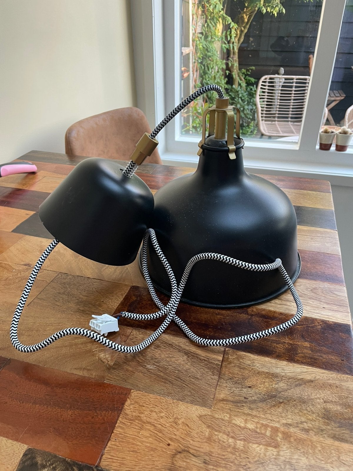 Hanglamp ikea Ranarp, Huis en Inrichting, Lampen | Hanglampen, Ophalen, Gebruikt, Metaal, E27 (groot)