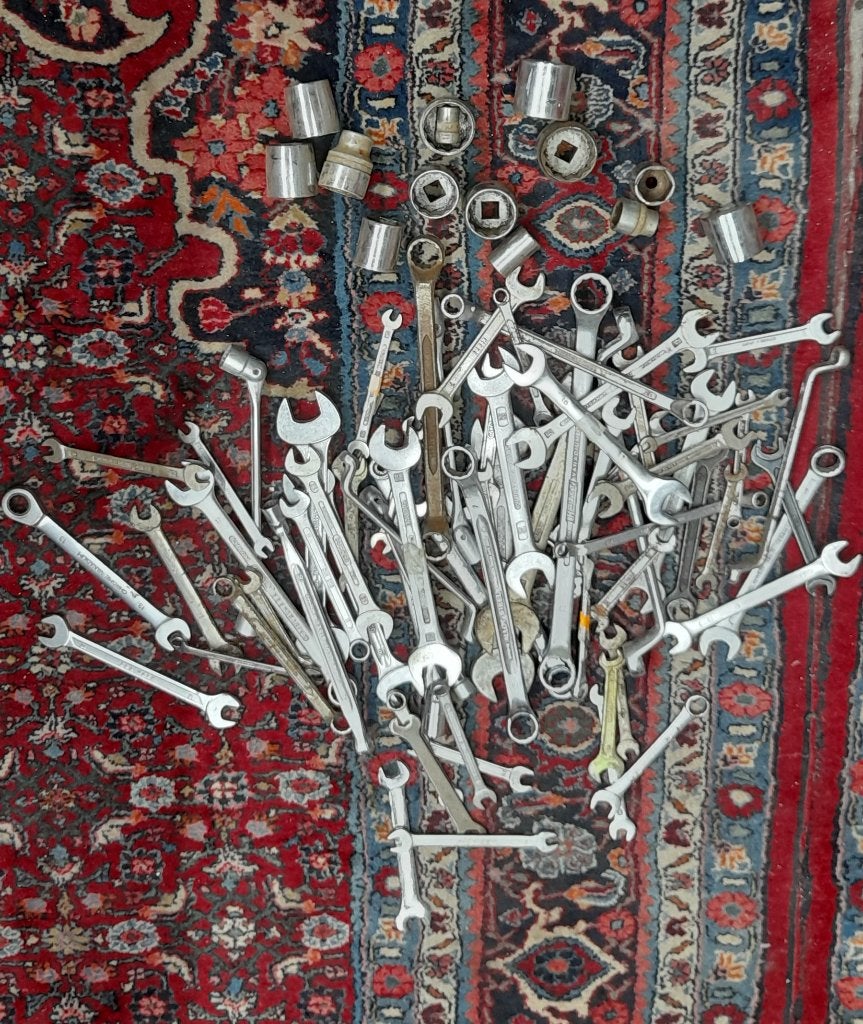 Handgereedschap div. Steek en ringsleutels, Ophalen of Verzenden, Gebruikt, Gereedschapsset