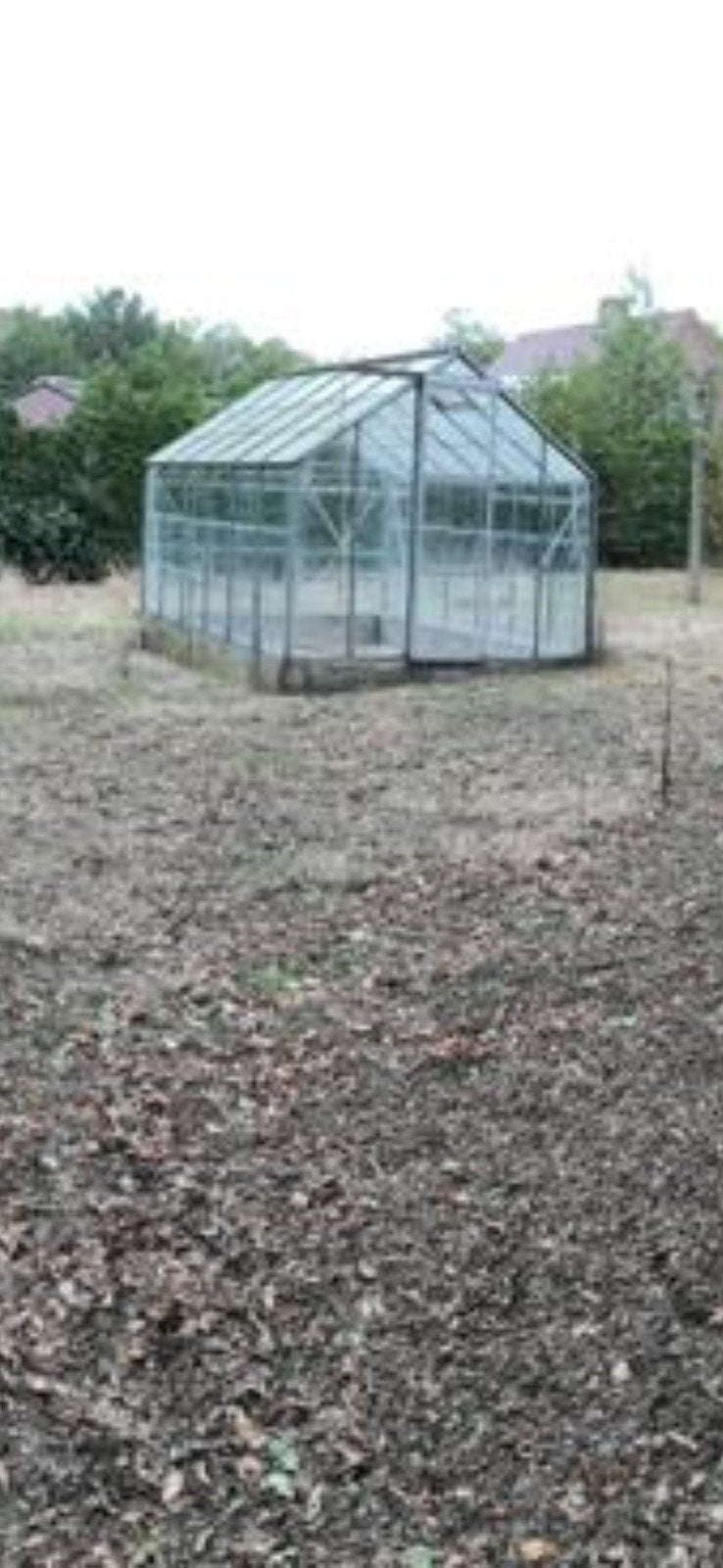 Grote glazen kweekkas (380x250x220) met ventilatieramen, Tuin en Terras, Ophalen, Glas, Gebruikt, Aluminium