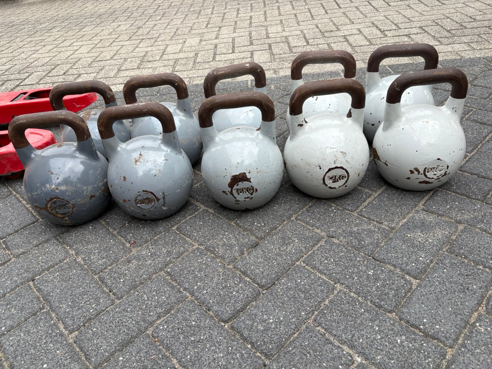 Kettlebells 8-12-16-20-24 kg competition kettlebell, Sport en Fitness, Ophalen, Competition, 8-12-16-20-24 kg, Kettlebell