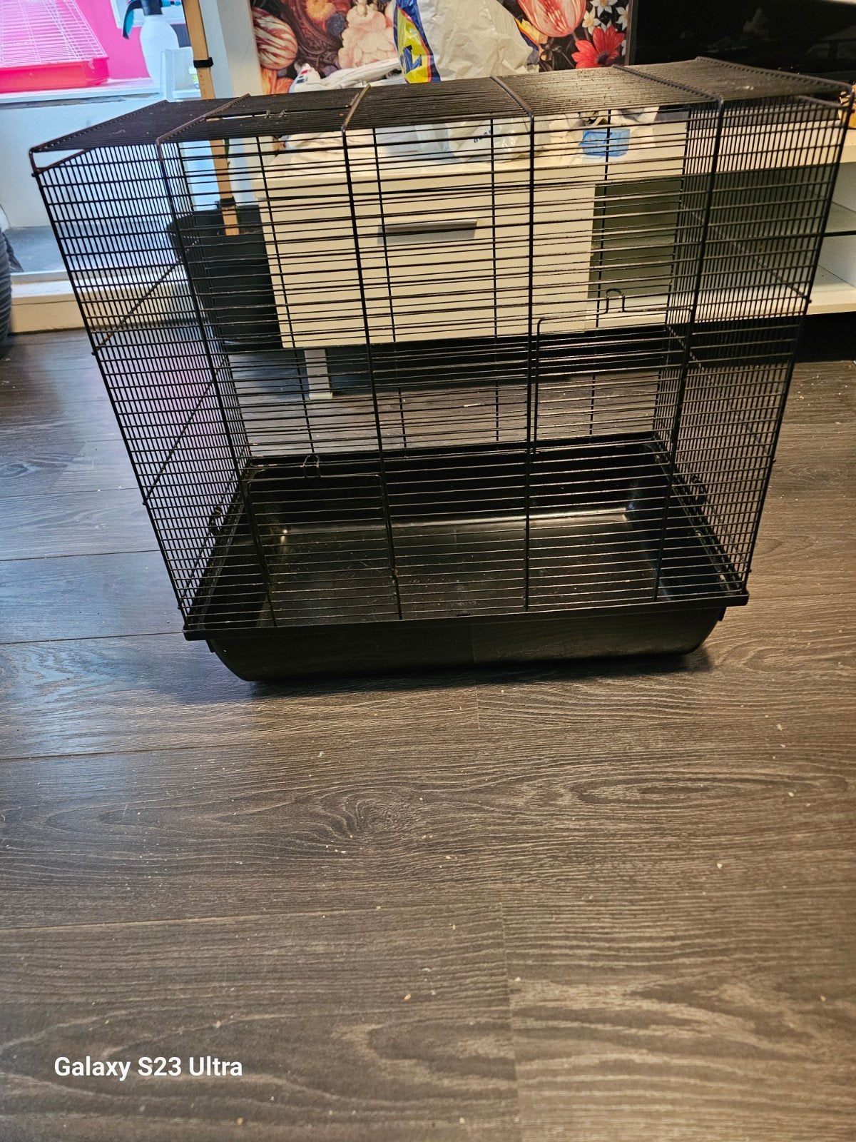 Grote kooi, Ophalen of Verzenden, Zo goed als nieuw, Kooi, Minder dan 60 cm