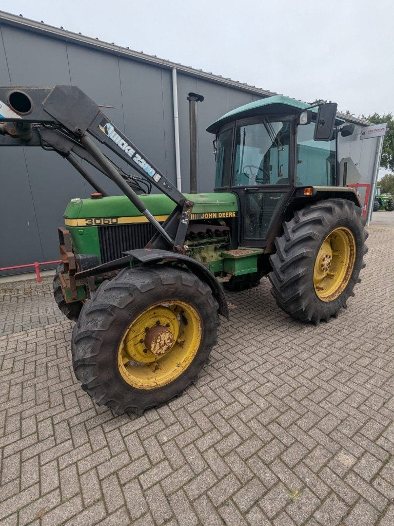 John Deere 3050 Met voorlader + Fendt 309 en Minishovel, John Deere, 80 tot 120 Pk, Gebruikt, Ophalen of Verzenden