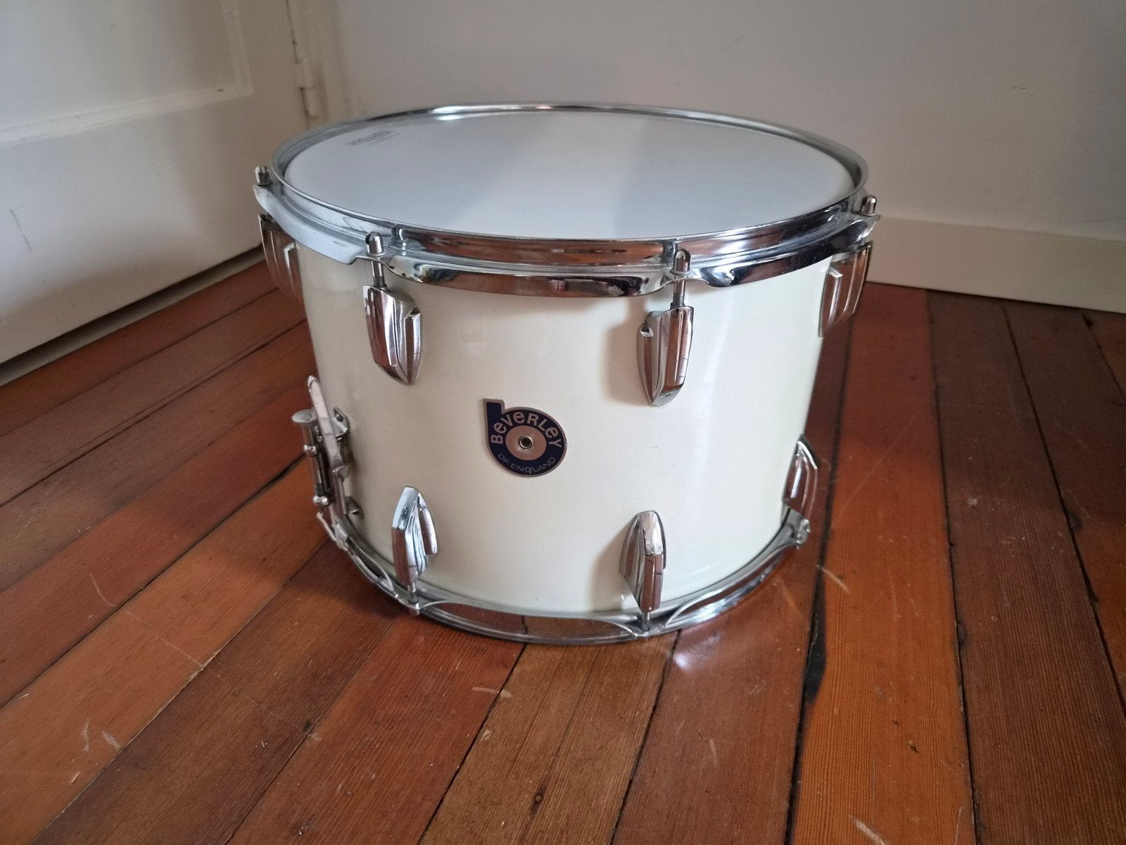 1970's Beverley 14" x 10" mahonie snare, Ophalen of Verzenden, Gebruikt, Overige merken