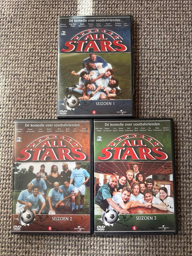 All Stars, de complete serie, Seizoen 1 t/m 3, Ophalen of Verzenden, Zo goed als nieuw, Vanaf 6 jaar, Boxset