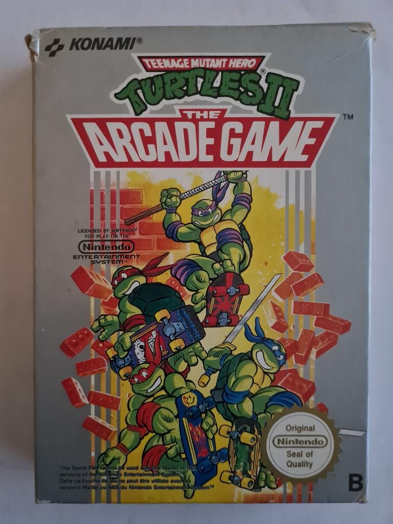 teenage mutant hero TURTLES II the ARCADE GAME, Gebruikt, 1 speler, Racen en Vliegen, Ophalen of Verzenden