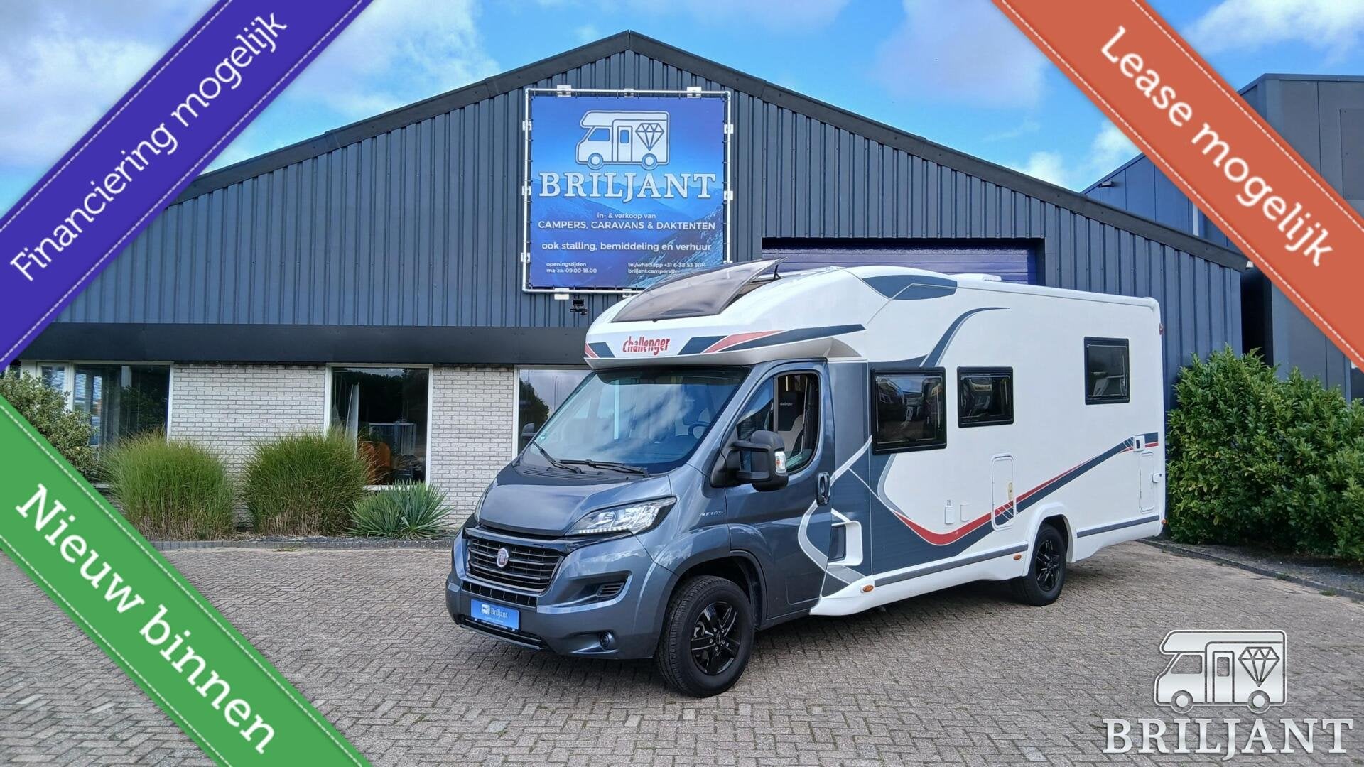 Fiat Challenger 398 EB camper.. dakairco+Queensbed+hefbed, Caravans en Kamperen, Ringverwarming, Omvormer, Elektrische ramen, 7 tot 8 meter