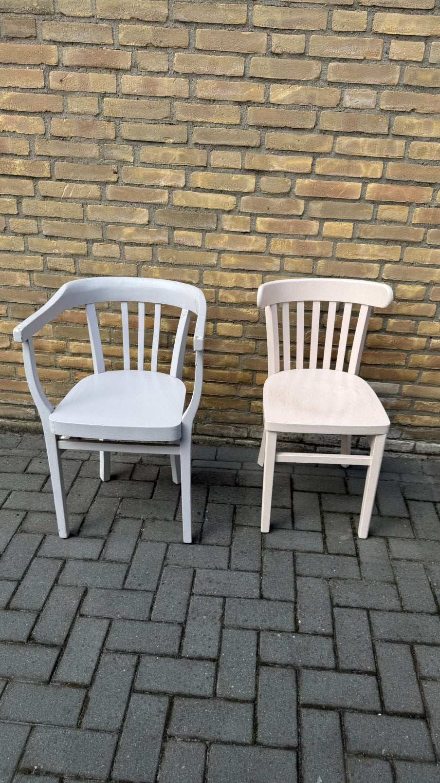 Gratis cafe stoelen, Gebruikt, Twee, Overige kleuren, Ophalen of Verzenden