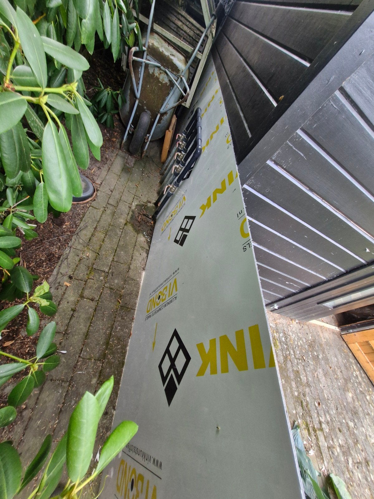 Aluminium Composiet Paneel (DIBOND), Doe-het-zelf en Verbouw, Platen en Panelen, Ophalen, Zo goed als nieuw, Overige materialen