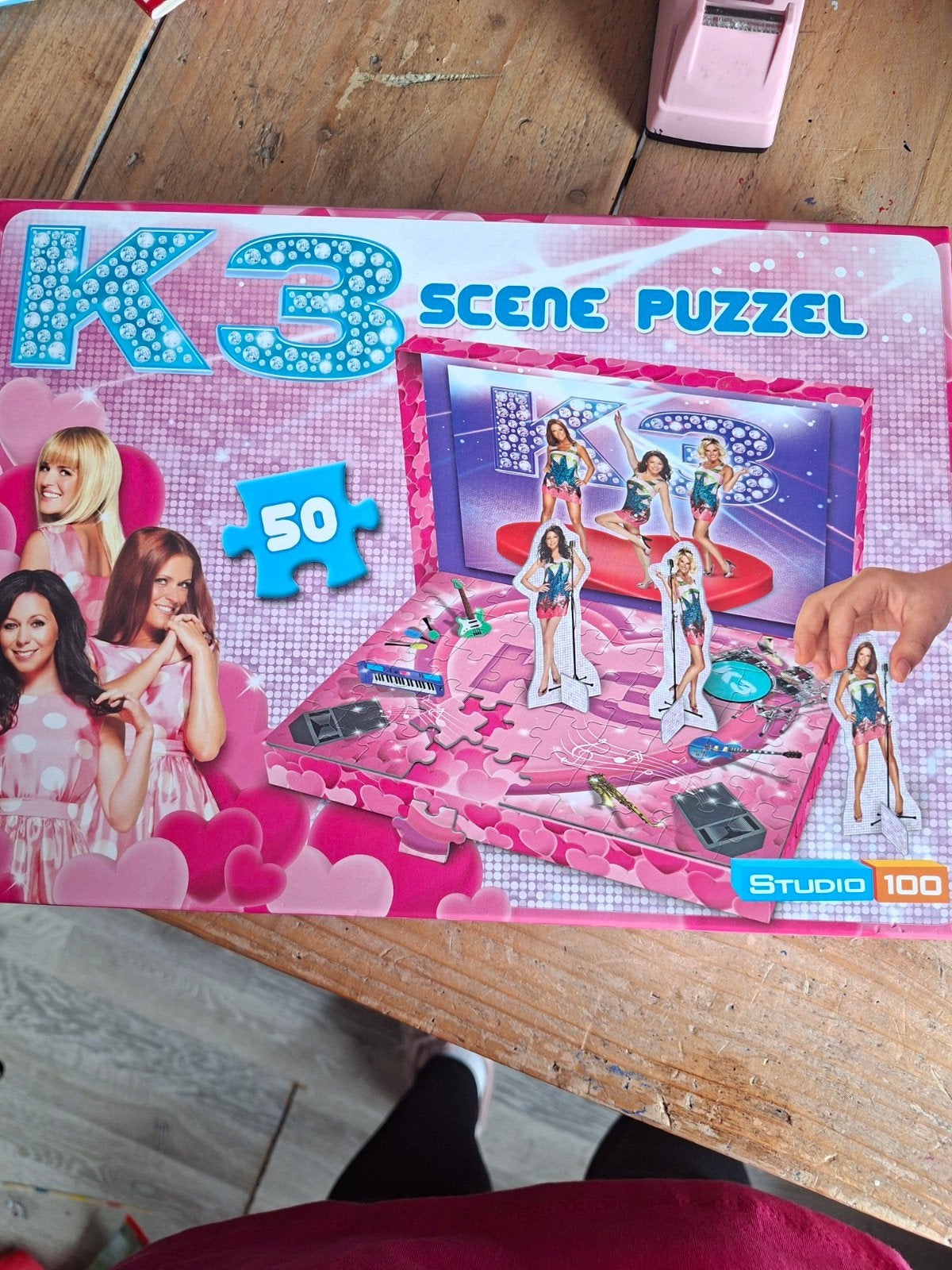 K3 Scene Puzzel - 50 stukjes, Ophalen of Verzenden, 10 tot 50 stukjes, Gebruikt, 4 tot 6 jaar