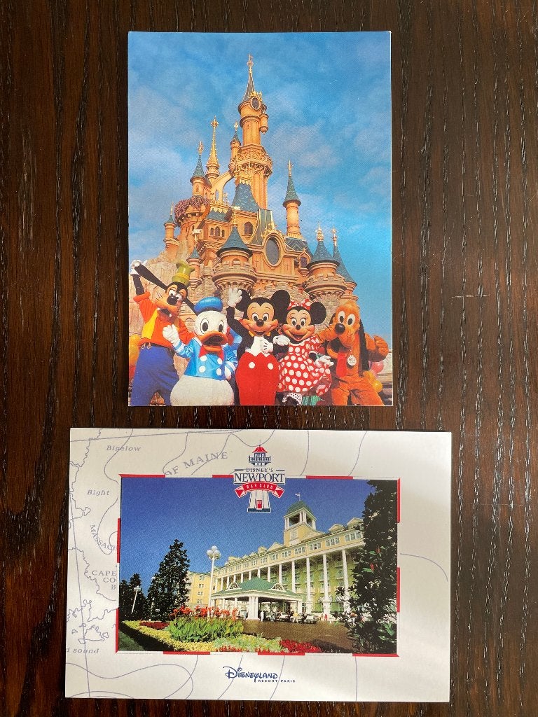 Disneyland Parijs Newport Bay hotel Ansichtkaart, Ophalen of Verzenden, 1980 tot heden, Ongelopen, Frankrijk