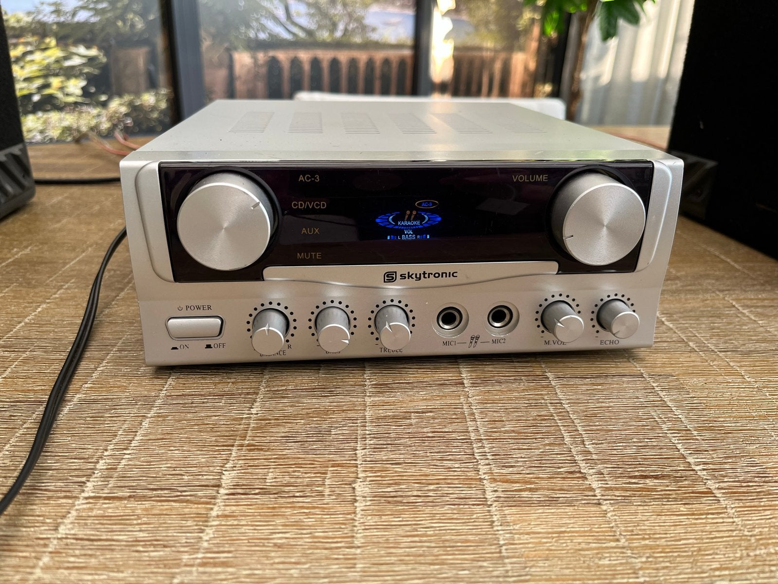 Skytronic versterker met Skytec speakers - Karaoke set, Gebruikt, Losse componenten, Speakers, Ophalen