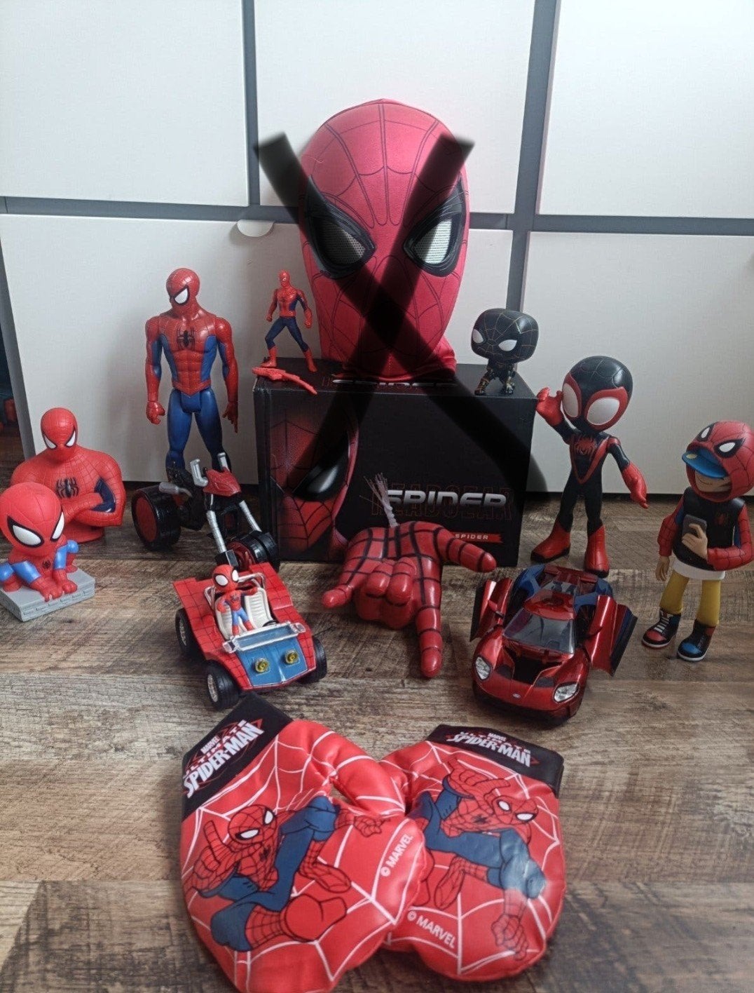 Grote Spiderman verzameling: figuren, maskers en meer!, Ophalen of Verzenden, Zo goed als nieuw