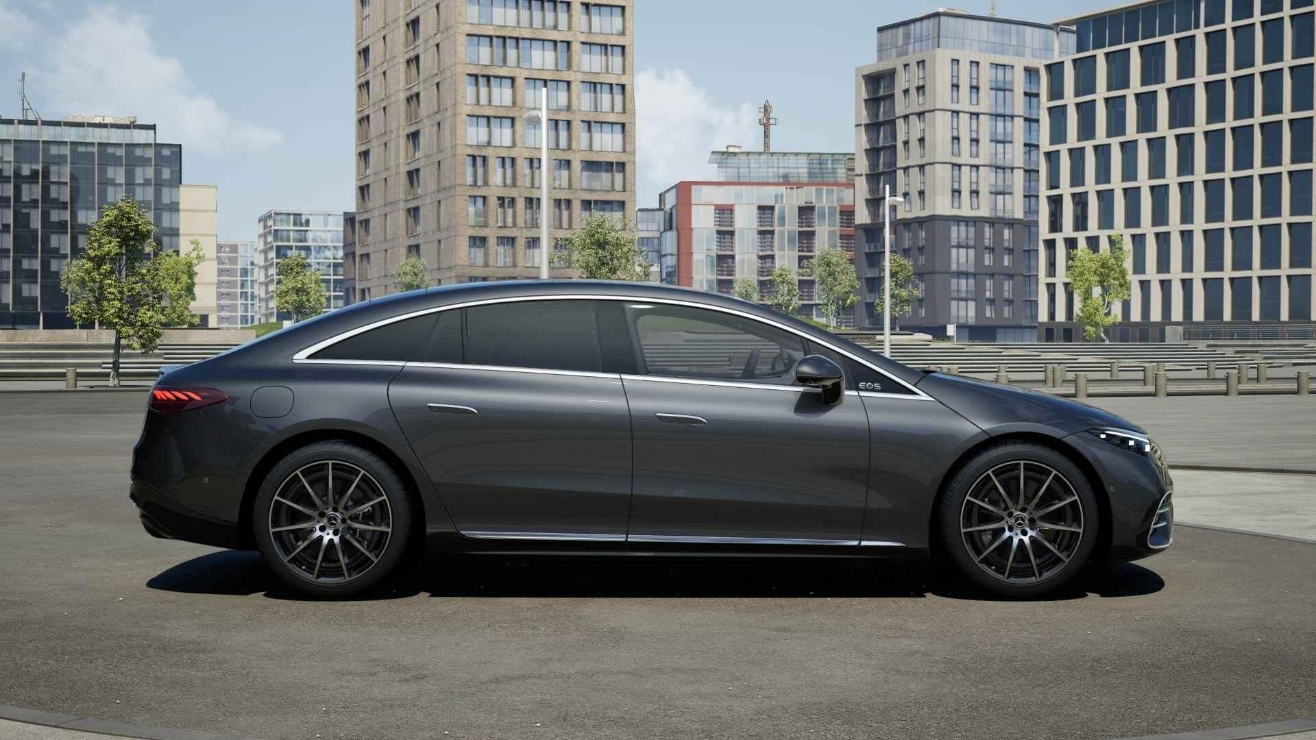 Mercedes-Benz EQS 580 4MATIC AMG Line 108 kWh | Luchtvering, Auto's, Automaat, Dealer onderhouden, 137 €/maand, Vierwielaandrijving