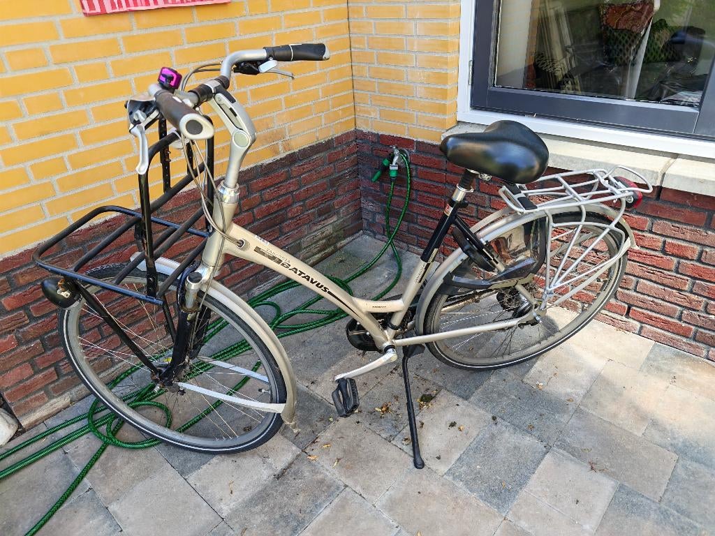 Batavus damesfiets te koop, Ophalen, Gebruikt, Velgrem, Versnellingen