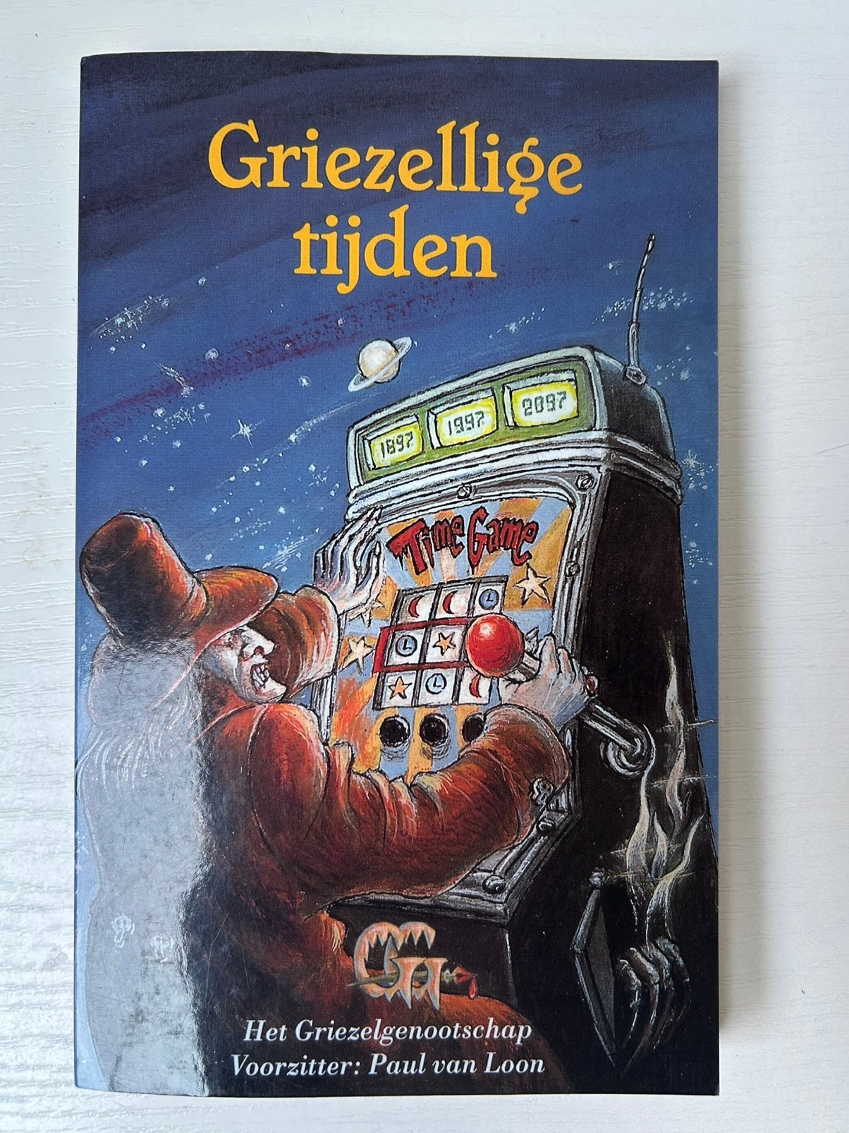 Griezellige tijden griezelgenootschap voorzitter P van Loon, Boeken, Kinderboeken | Jeugd | 10 tot 12 jaar, Gelezen, Ophalen of Verzenden