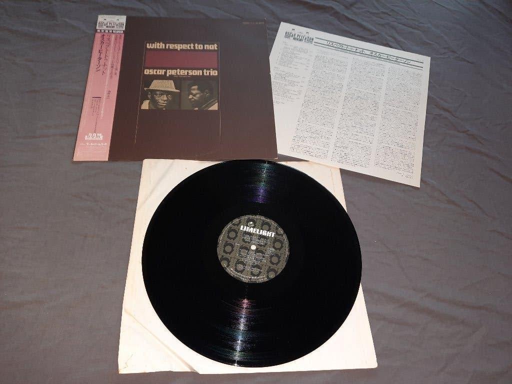 LP JAPAN The Oscar Peterson Trio With Respect To Nat, Reissue, Ophalen, Gebruikt, LP