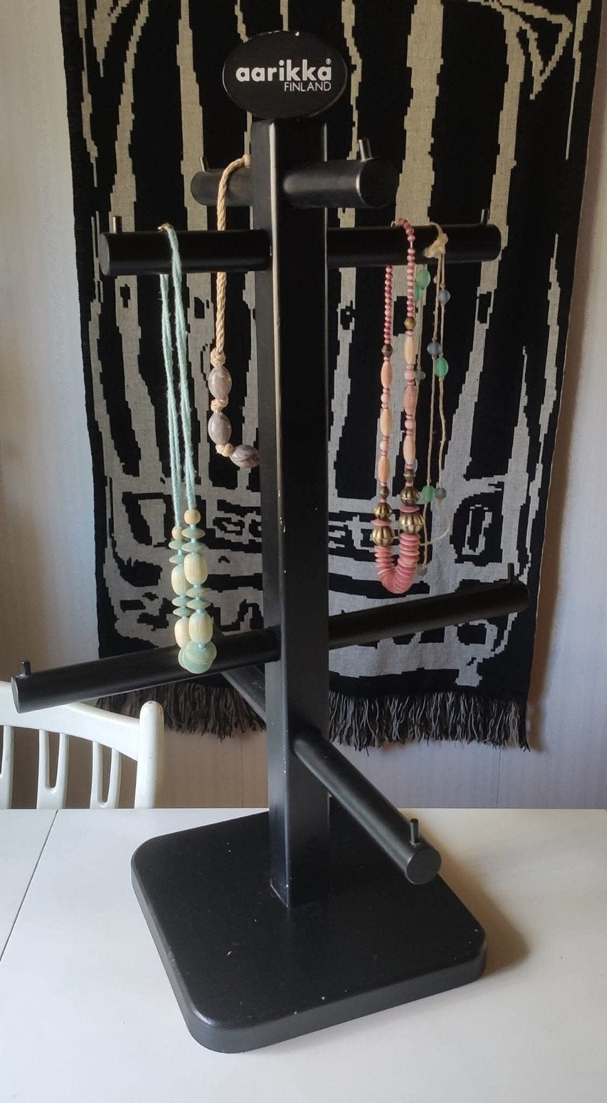 Aarikka Finland houten standaard voor sieraden, Ophalen of Verzenden, Gebruikt