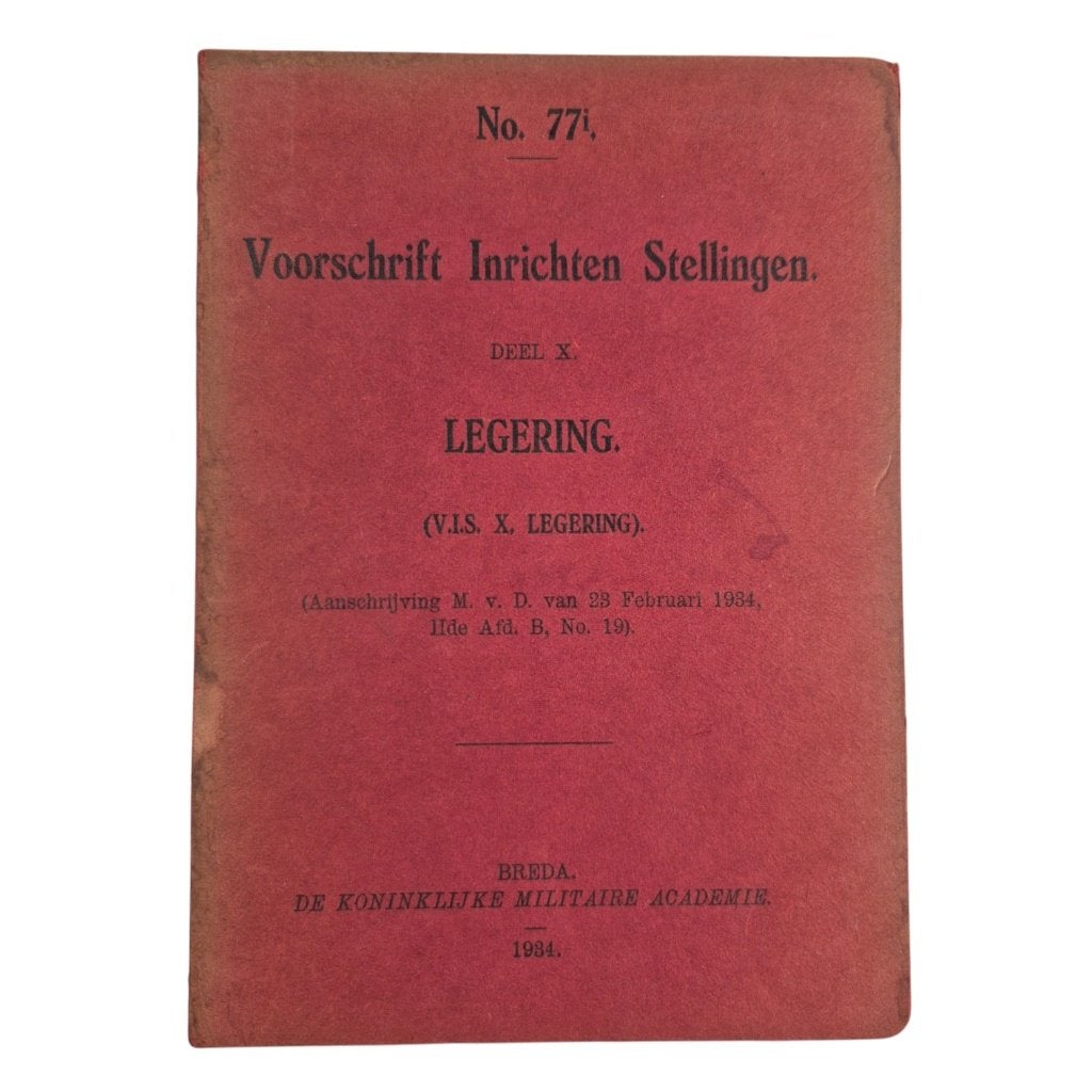 Nederlands voorschrift inrichten stellingen No. 77i, -, -, Ophalen of Verzenden, -