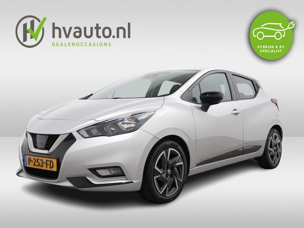 Nissan Micra 1.0 IG-T 92PK N-DESIGN BLACK PACK | Navi | Crui, Auto's, Nissan, Voorwielaandrijving, Stof, Handgeschakeld, 92 pk