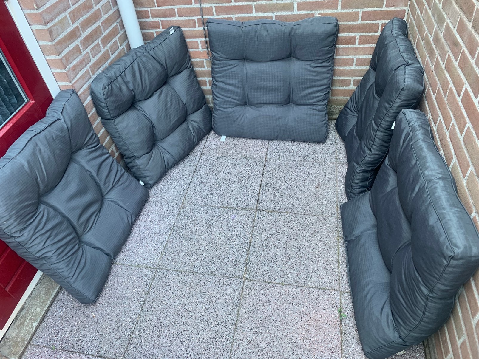 Pallet kussen s 5 stuks, Ophalen, Zo goed als nieuw