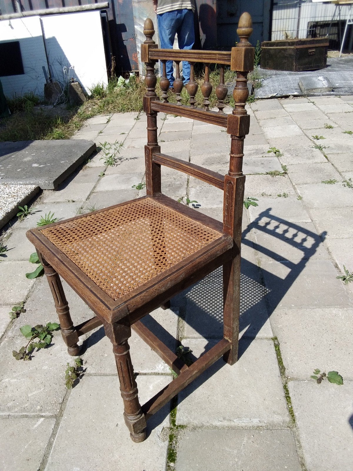 Vier Mechelse stoelen plus eettafel en salontafel, Antiek en Kunst, Ophalen of Verzenden