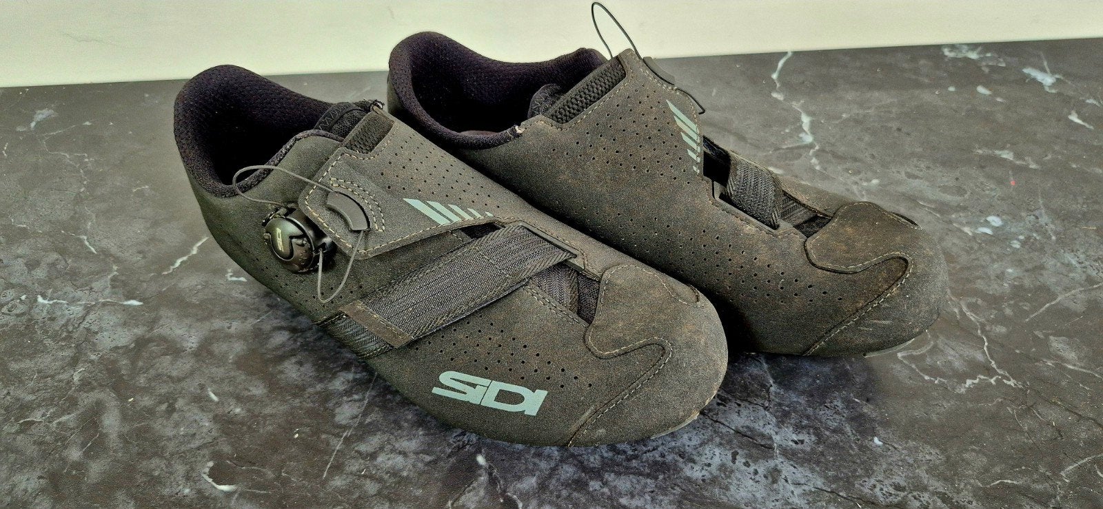 Zwarte Sidi fietsschoenen maat 45 SPD, Fietsen en Brommers, Fietsaccessoires | Fietskleding, Ophalen, Heren, Schoenen, Overige maten