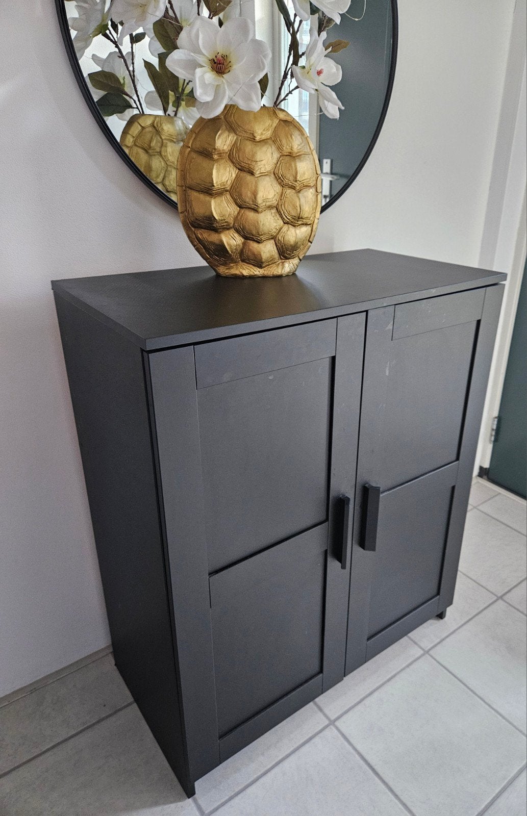IKEA BRIMNES lage kast zwart - 78x41x95cm, Ophalen, Gebruikt