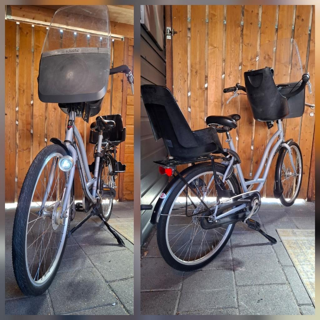 Sparta Amazone Moederfiets – Degelijk en direct rijklaar, Ophalen, 2 zitjes, Sparta, Versnellingen
