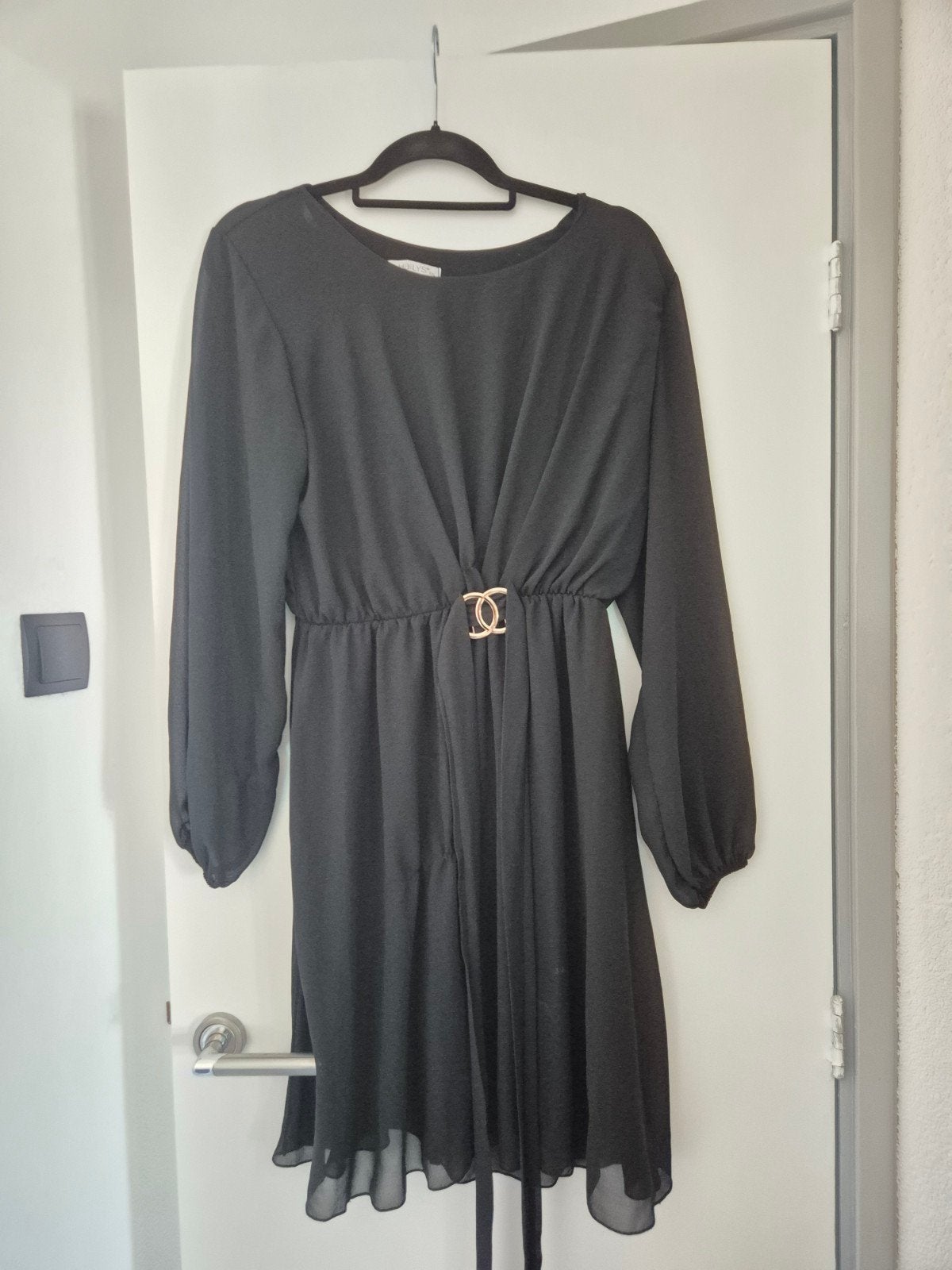Zwarte jurk., Kleding | Dames, Jurken, Haileys, Zwart, Maat 46/48 (XL) of groter, Ophalen of Verzenden