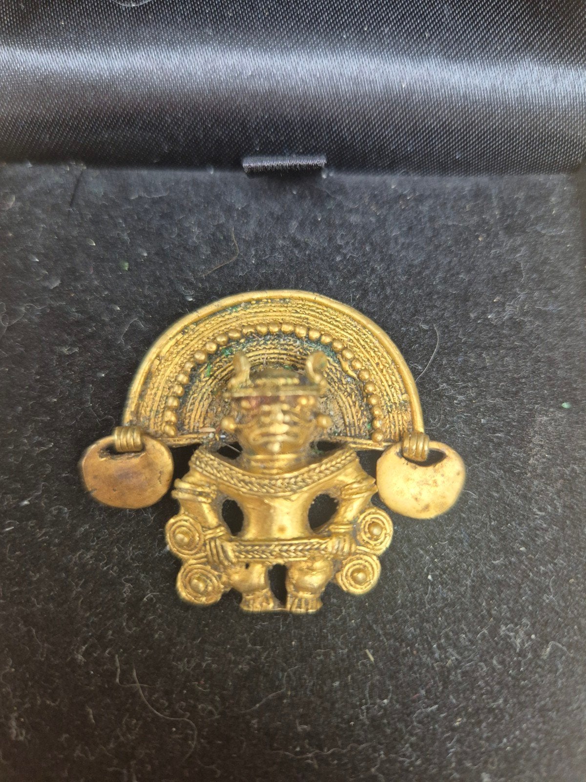 Replica Tairona Tumbaga Hanger - Antropomorfe Figuur, Ophalen of Verzenden