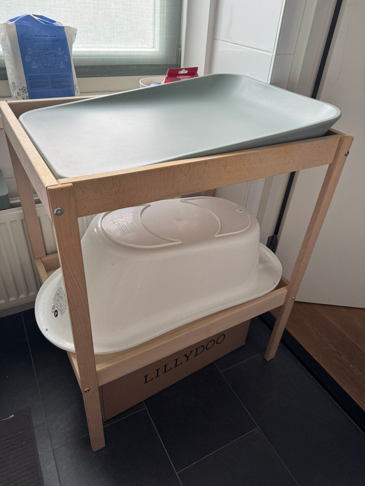 IKEA SNIGLAR changing table, Minder dan 75 cm, 50 tot 70 cm, Zo goed als nieuw, Ophalen
