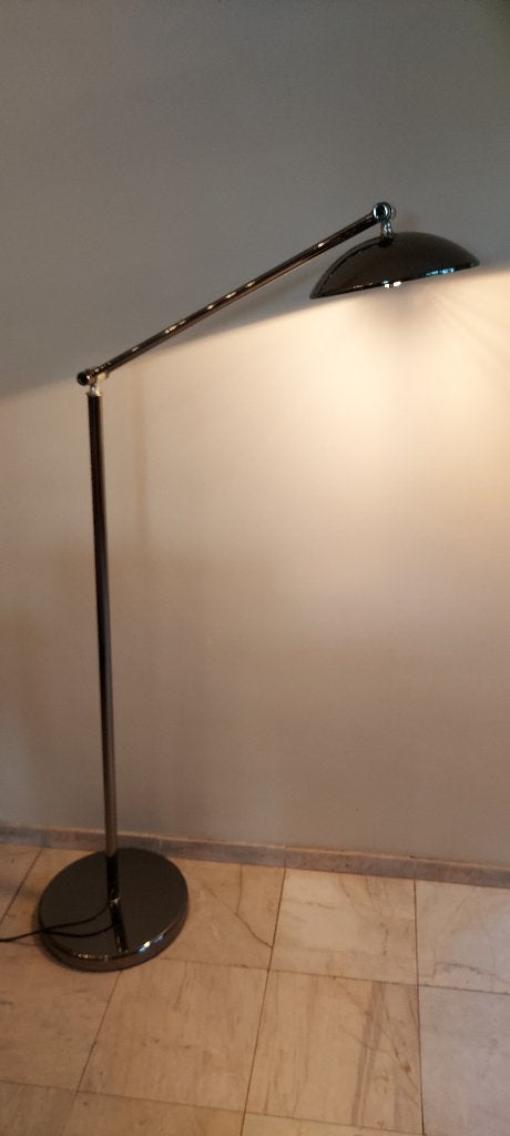 Vintage Italiaanse vloerlamp, Ophalen, Gebruikt, Metaal, 150 tot 200 cm