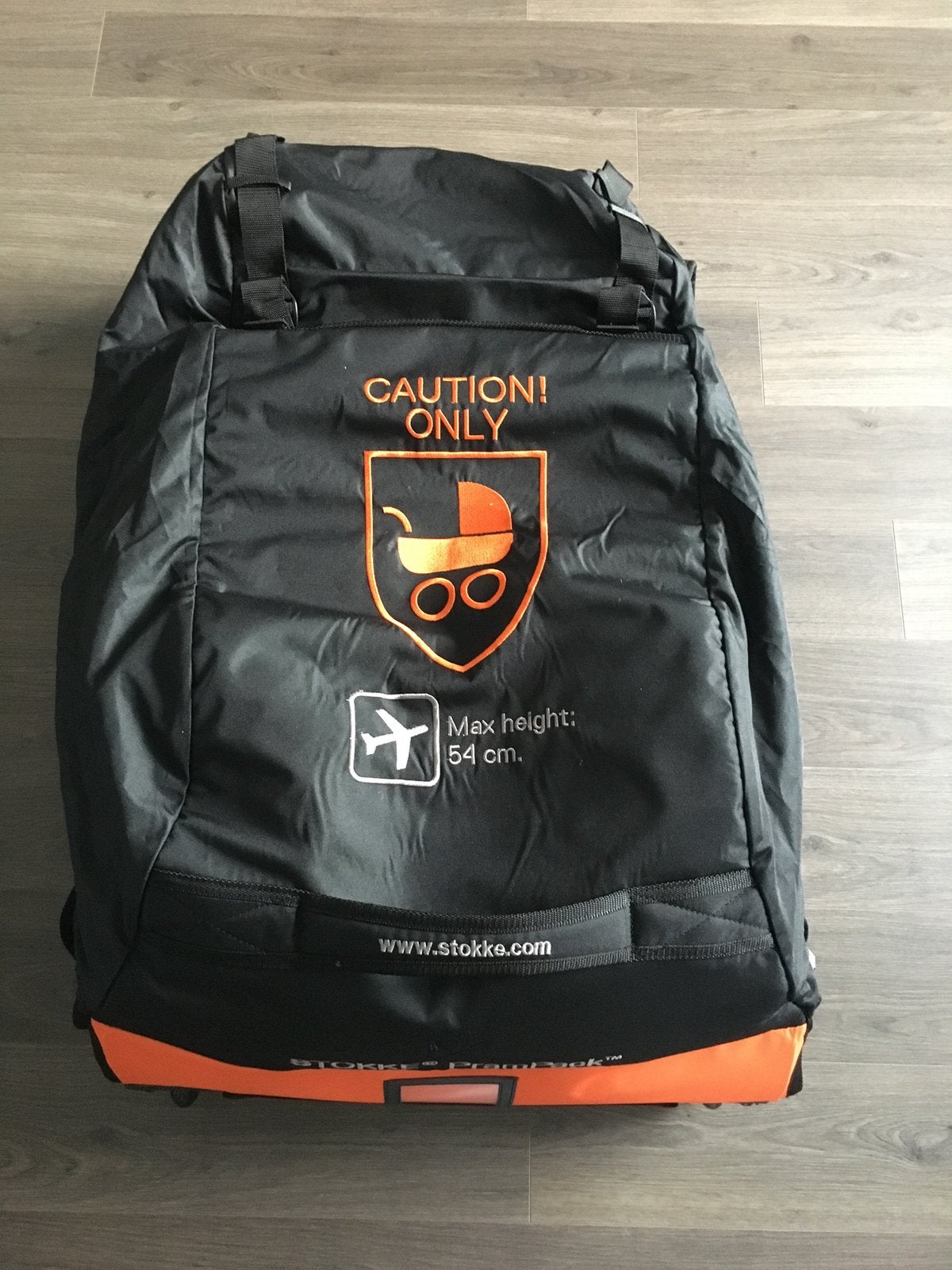 Te huur: Stokke PramPack reistas kinderwagen, Ophalen, Gebruikt, Zwart, 30 cm of meer