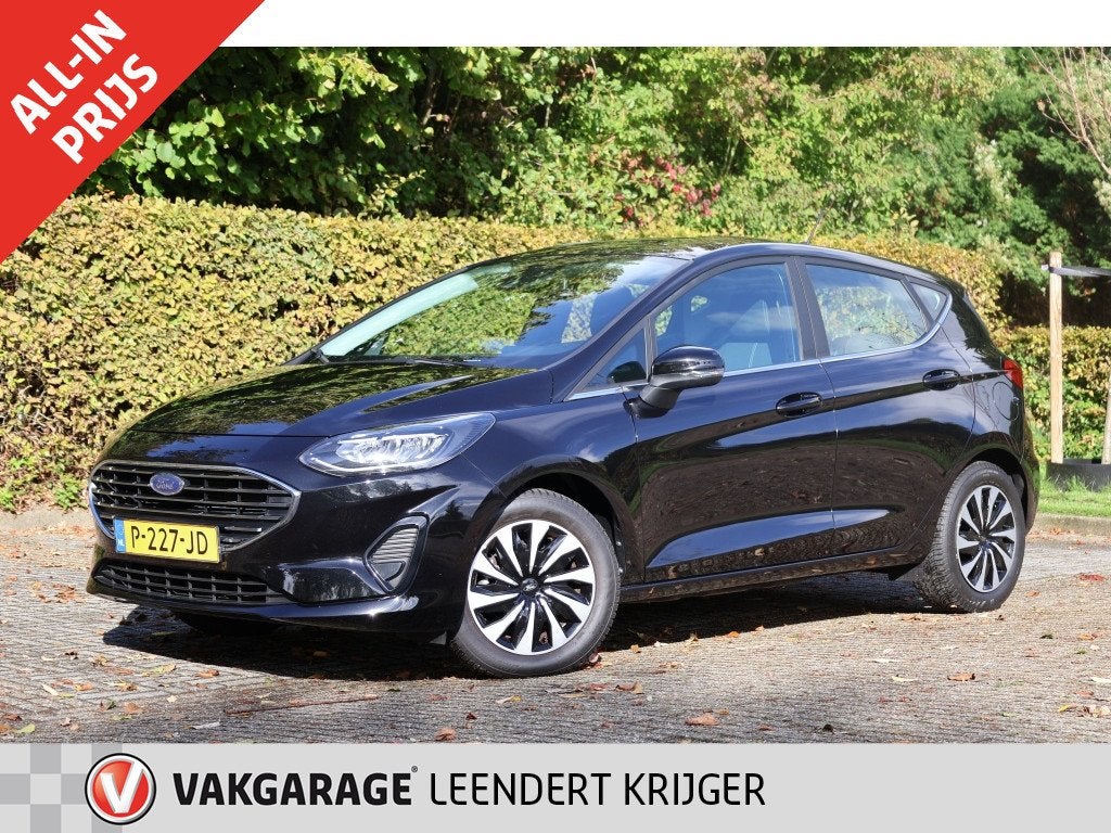 Ford Fiesta 1.0 | EcoBoost | Hybrid | Titanium 12 maanden Bo, Keurmerk '100% Onderhouden', 12 maanden, Stof, Gebruikt